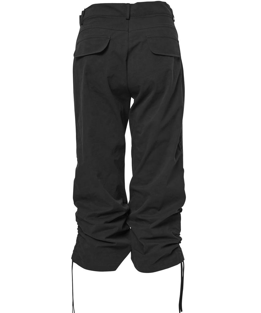 Peulleeoeob Structured Capri Pants (Fl-271_Black)