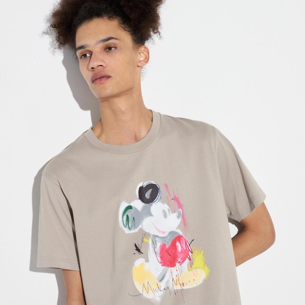 

UNIQLO JAPAN Mickey Stans UT стандартный крой с короткими рукавами