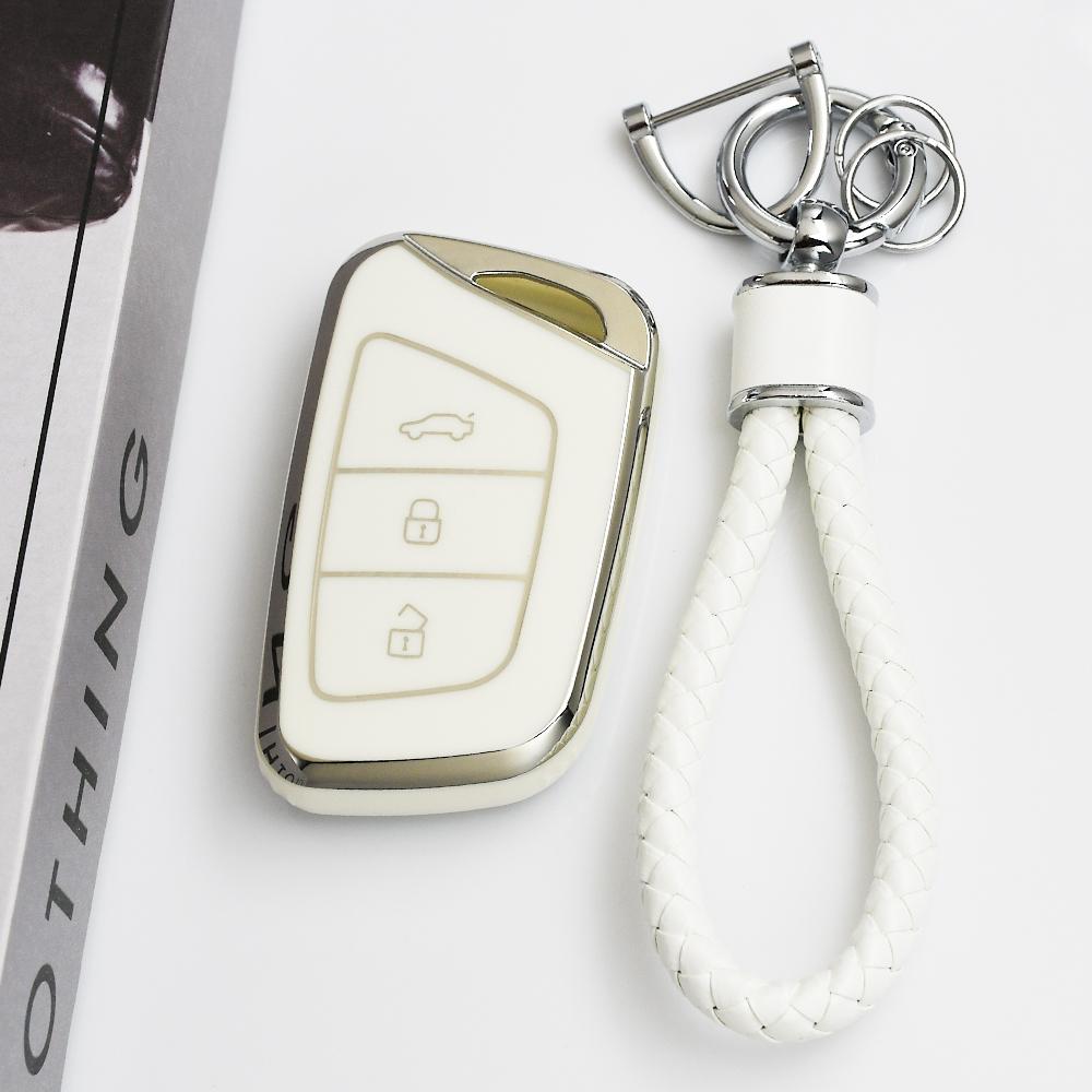 Auto Keyless Shell Protector For Jac Hunter Pickup Ievs4 Iev7S Refine S4 S7 A5 Tpu Car Remote Key Case Cover Bag Accessories