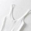 Sexy Crop Tops Strick Neckholder Tank Top Frauen Sommer Camis Rückenfreies Camisole Mode Geripptes Tube Top Weibliche Ärmellose Kurze Weste
