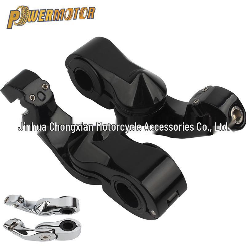 Aluminum Alloy Retro Footrest Bracket for Harley Motorcycle Bumper