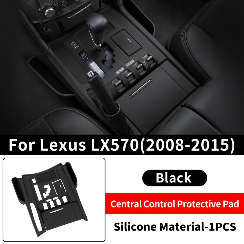 Για 2008- Lexus LX570 LX450d Κάλυμμα Σιλικόνης Κεντρικής Κονσόλας Αντιολισθητικό Αδιάβροχο Αξεσουάρ Προστασίας Εσωτερικού