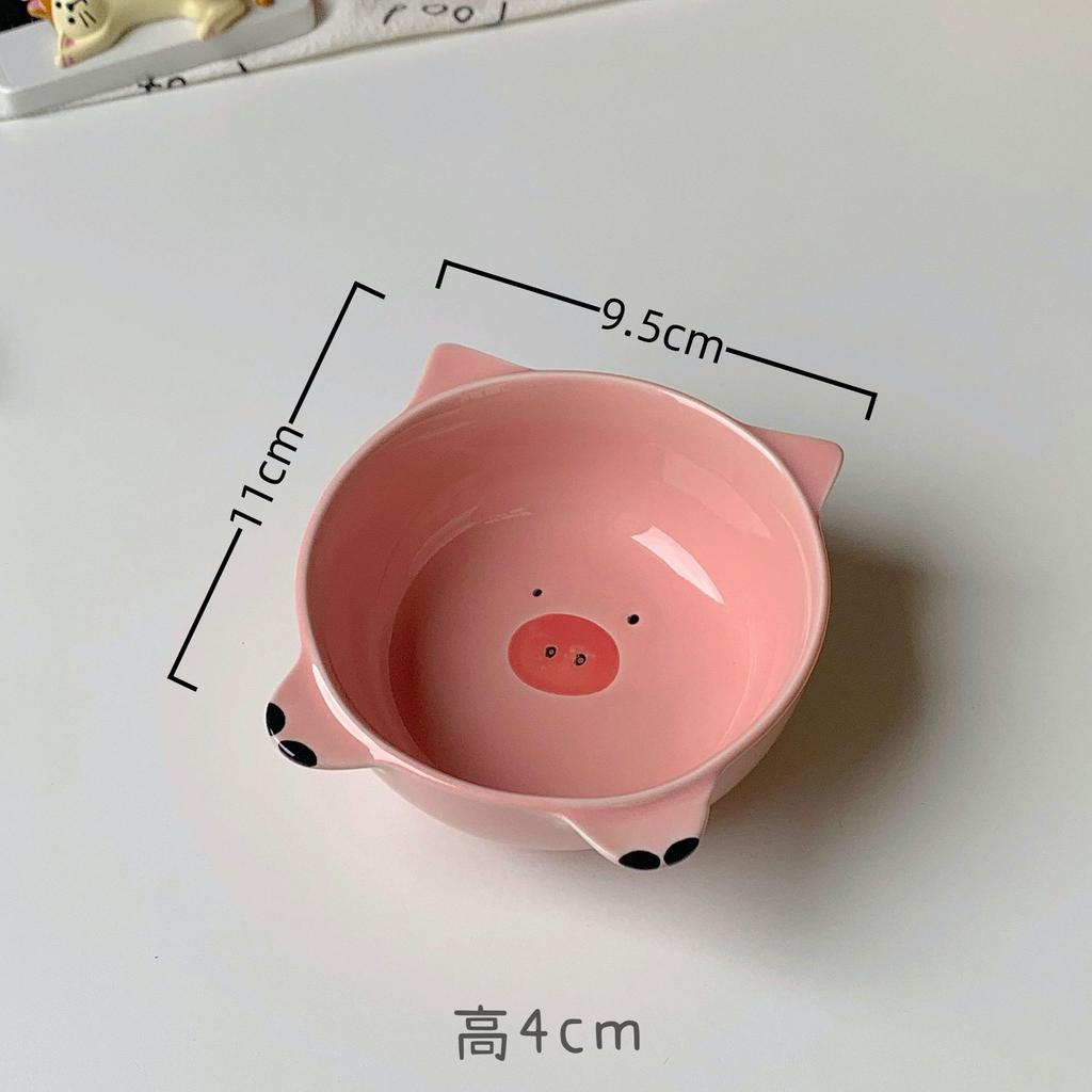 Cute Fruit Plate Household Underglaze Small Condiment Dish Ceramic Soy Sauce Vinegar Hot Pot Barbecue Dipping Snack Plate