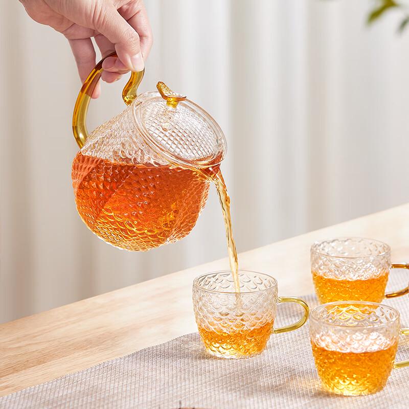 Чайный сервиз EKCO «Драконья чешуя» из стекла