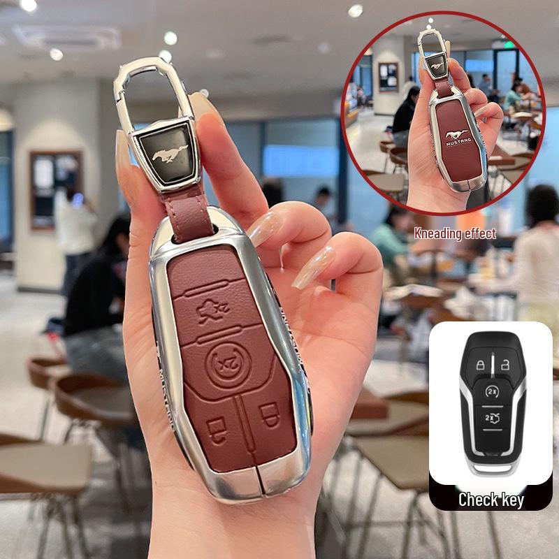 Compatible Key Case for Ford Taurus, Explorer, Mustang (2017-2018 Models)