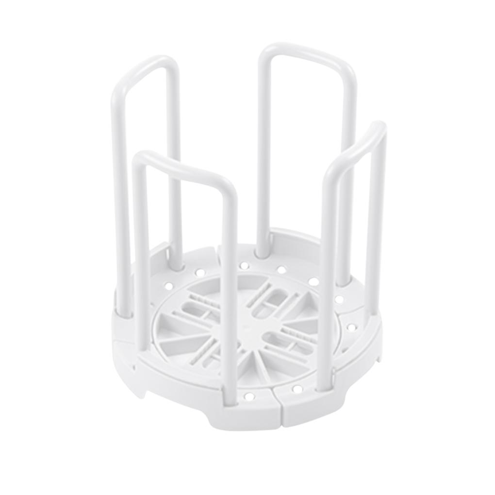 

Складная кухонная полка для мисок, выдвижная пластиковая сушилка для посуды белый