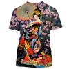 Japanese Geisha Samurai Men's T Shirt Round Neck Casual Short Sleeve Tops Men's Clothing Summer Oversized Harajuku Streetwear