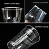 Durable Clear Plastic Cup for Airline, Household, or Outdoor Wine Tasting