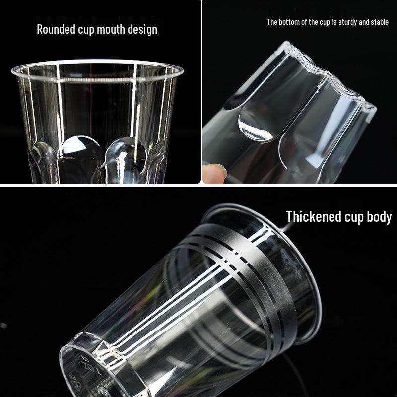 Durable Clear Plastic Cup for Airline, Household, or Outdoor Wine Tasting