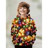 Autumn 3D Christmas Halloween Printed Hoodies Fashionable Casual Sports Long Sleeved Children's Boy Hooded Sweatshirts