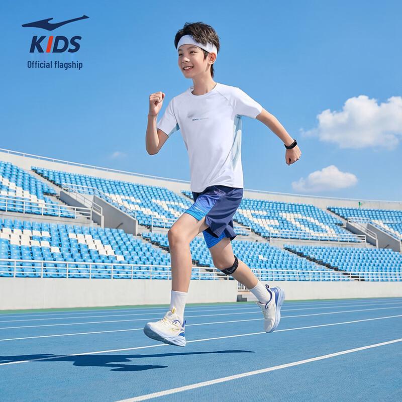 ERKE Boy's Summer Cooling Quick-Dry Patchwork T-Shirt