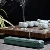(pont du monde) Incense Stick Holder and Incense Burner Set for Aromatherapy, Zen Meditation, and Buddhist Altar Use (Young LeafGreen)