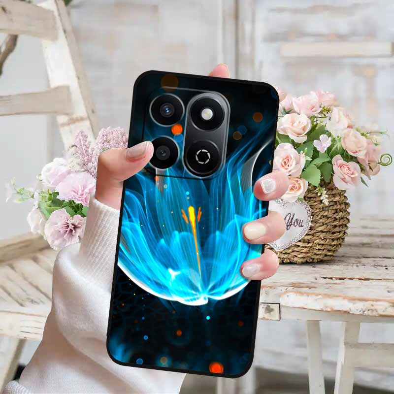 Soft Silicone Case For Honor X7c 4G 5G Cover Cat Painted Lovely Back Cover for Huawei Honor X7C 5G Phone Case HonorX7C TPU Para
