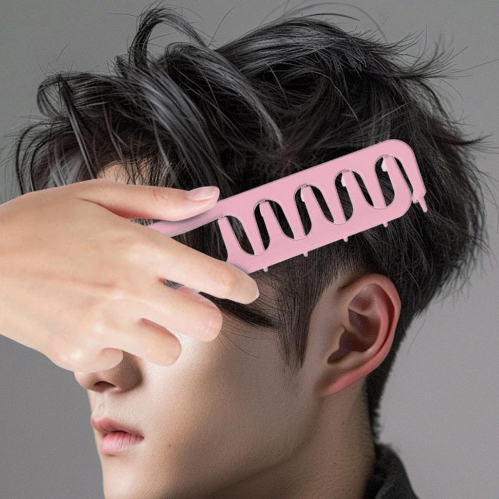Volumizing Comb Wide-Tooth Hair Styling Comb Curling Tools Fluffy Texture For Men Ideal For All Hair Types Hairstyling Tools