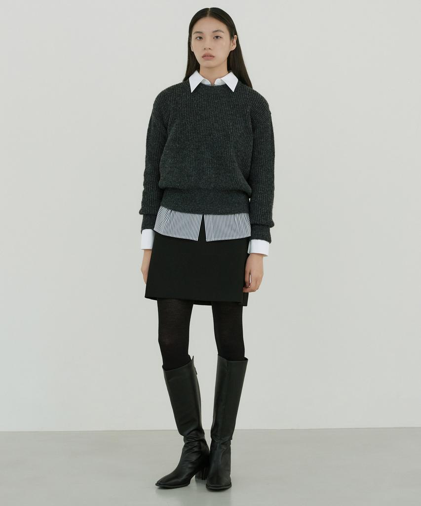 OCTETTE Mohair Sweater - Charcoal