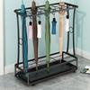 Iron Hotel Umbrella Stand  Minimalist Lobby Organizer  Long and Foldable Umbrella Holder Sturdy Storage Rack