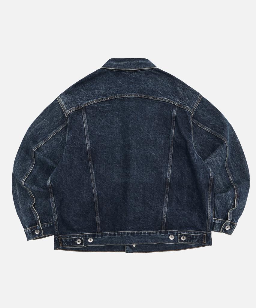 Midupdate Dark Washing Type2 Trucker Denim Jacket_Indigo