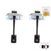 BDP1233-1 2 Pieces Rear Left AND Right Door Catch Hinge Brake Stop Check Strap Limiter for Vauxhall Opel Corsa D S07 2006-2014 13181961