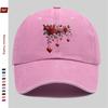 pc Adjustable Snapback Trucker Hat with Vine Heart Rose Print  Vintage Washed Unisex Cap Suitable for Men  Women Lightweight