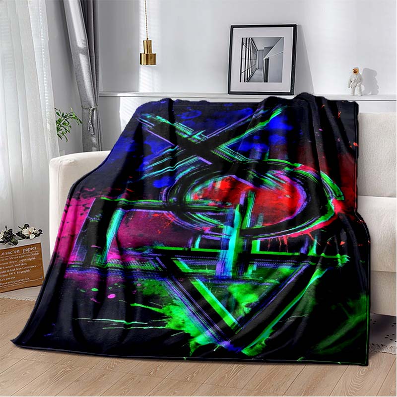 Gaming Flannel Blanket Gamer Gamepad Throw Blanket 3D Print Ultra Soft Home Decor Comfortable Bedding For Sofa Bed Couch Travel