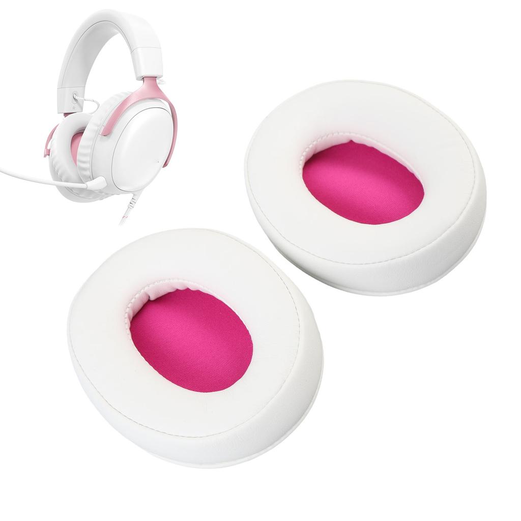 2 Pcs Headphone Ear Pads Comfortable Sound Insulation Protein Leather Headset Ear Cushions for ATH-M50X M40X M30X M50
