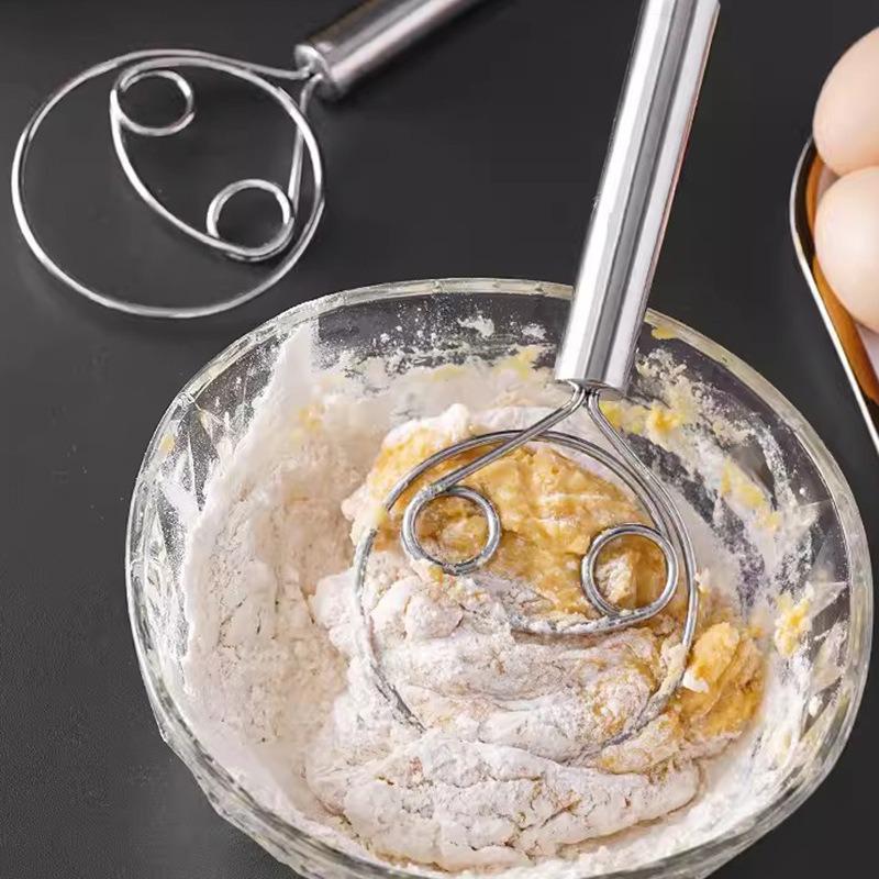 Manuelle Teigmischmaschine aus Edelstahl - Antihaft-Teigwerkzeug