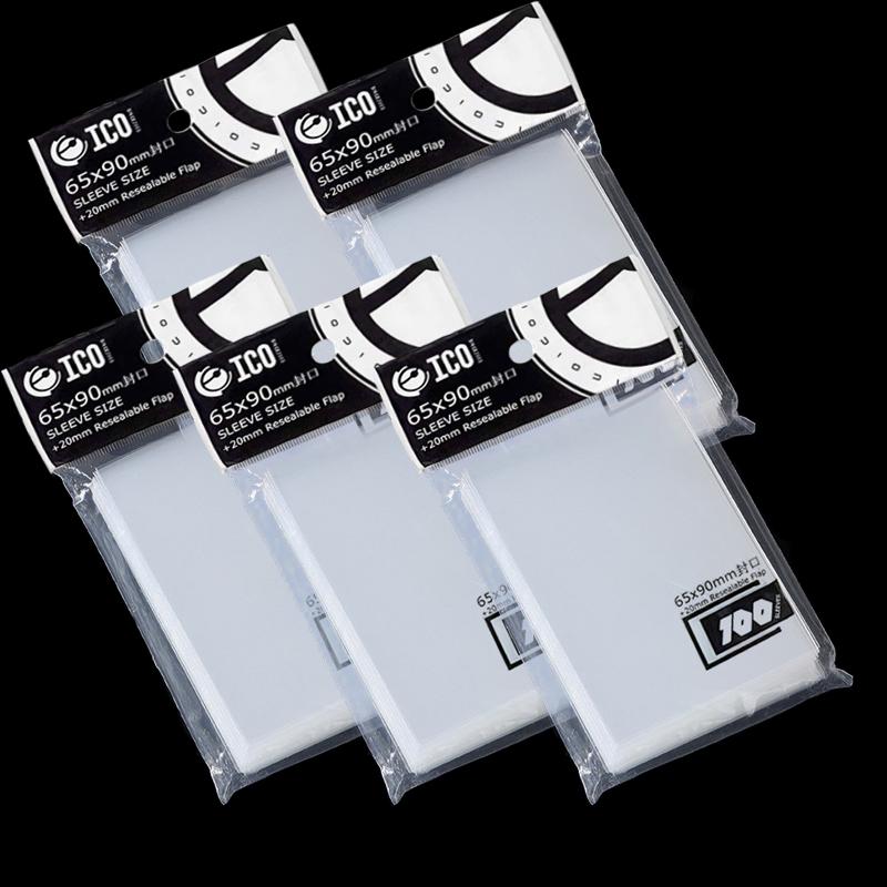 100pcs/pack 65*90mm Card Sleeves Card Protectors Perfect Size for Football Cards, Sport Cards, MTG Cards Collection Card Storage