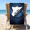 Hoffen-heim Crest Beach Towel - Soft, Absorbent Microfiber, Lightweight, Ideal for The Beach, Parties, Travel, Camping fan gifts