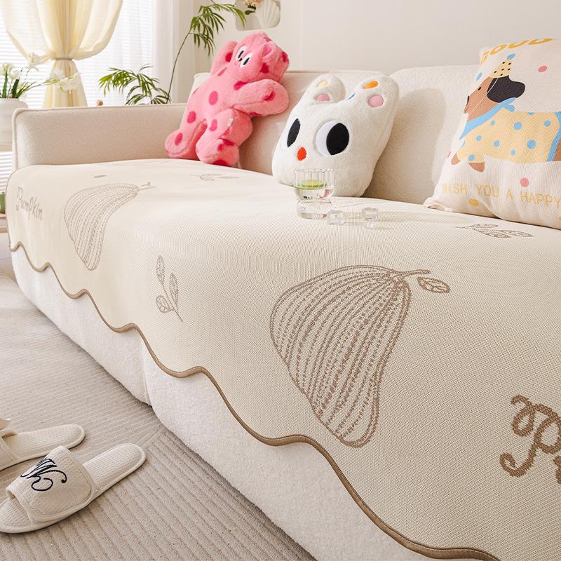 Special-Shaped Ice Silk Sofa Cushion  New Summer Mat Leather Sofa Seat Cushion Non-Slip Four-Season Universal Sofa Cover