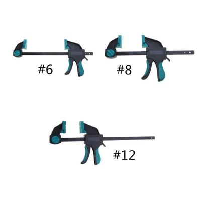 Slip Resistants Bar Clamps for Woodworking Tool Accessory 6inch/8inch/12inch