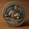 Alloy Trashed Panda Incident Challenge Coin Hilarious Challenge Funny Raccoons Drinking Emboosed Coin For Collection Gift