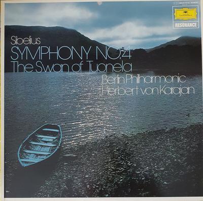 LP Record BERLIN PHILHARMONIC ORCHESTRA, HERB - Jean Sibelius, Symphony No. 4, The  MGX7016 DEUTSCHE GRAMMO Japan Obi Classical Used