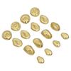 Brass Irregular Loose Spacer Beads Diy Bracelet For Jewelry Making