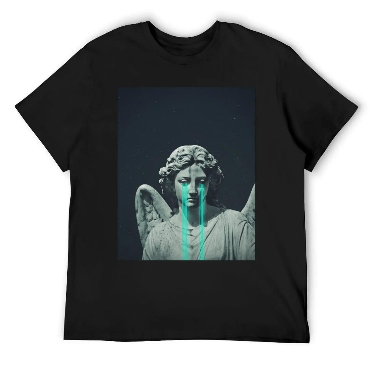 Gaze from Above T-Shirt anime clothes essential t shirt mens graphic t-shirts S