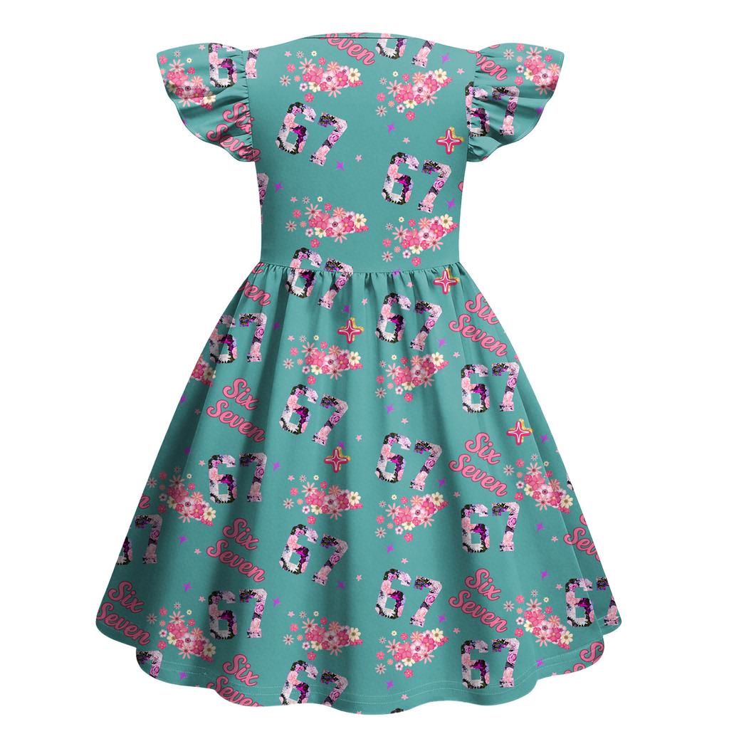 Children's Fashion Casual Flying Sleeve Dress