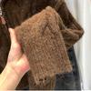 Oversized Chunky Cable Knit Sweater Coat for Women, Autumn Winter High-End Casual Knit Cardigan Top