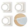 Rotatable Hook Bracket For Curtain Rod Towel Rack With Strong Plastic Materials And Easy Installation