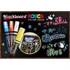Mitsubishi Pencil Erasable Black Board Posca Water-based Pigment Medium Point PCE-200-5M 8 Colors (2 White Only) + Roconeco Card