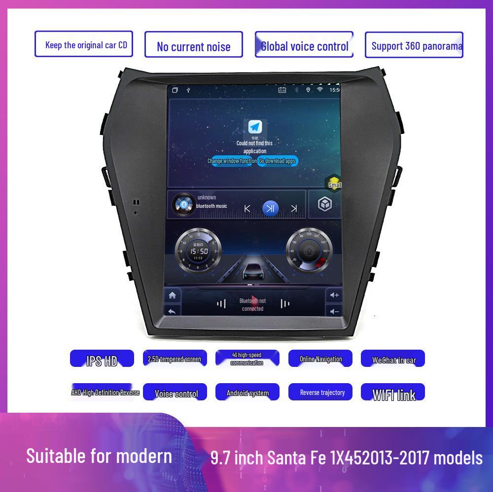Android Navigation System for 13-17 Hyundai Santa Fe (Vertical Screen) WiFi
