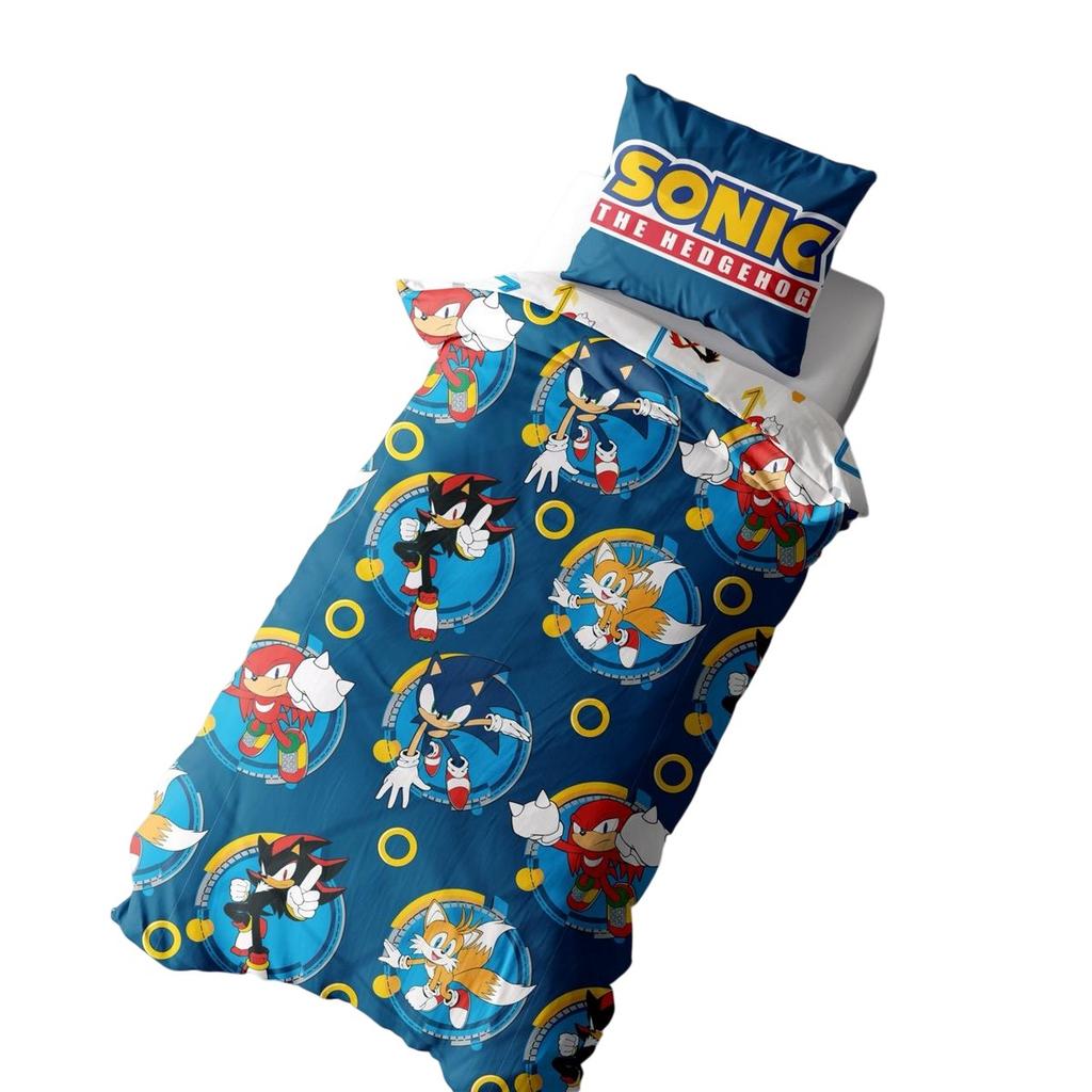 Sonic The Hedgehog Rings Reversible Duvet Set