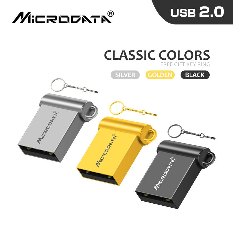 Super Mini Micro Pen Drive Metal USB 8GB 16GB 32GB 64GB USB Flash Drive Memory Stick