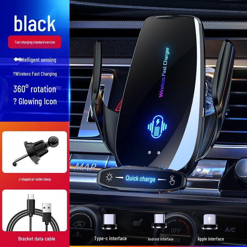 Magic Clip Q9 15W Wireless Fast Charging Car Phone Holder with Air Vent Hook