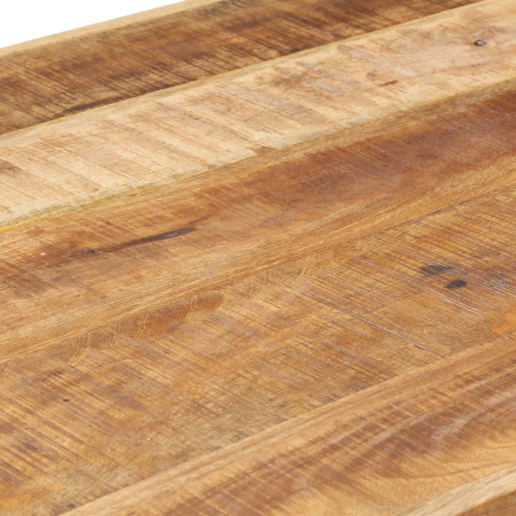 Dining Table 160x80x75 cm Rough Mango Solid Wood