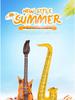 Inflatable PVC Musical Instrument Party Props for Water Parks