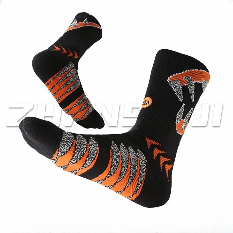 Basketball Socks, Men's Towel Soles, Running Thickened Mid-length Sports Socks, All-season Versatile Mid-length, Wear-resistant