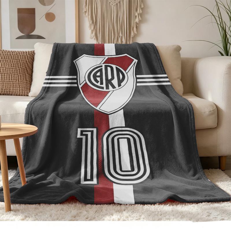 River Plate Weiches und bequemes Flanell Geeignet für Sofas Wohnzimmer Outdoor-Camping Reisen und auch ein tolles Jubiläumsgeschenk
