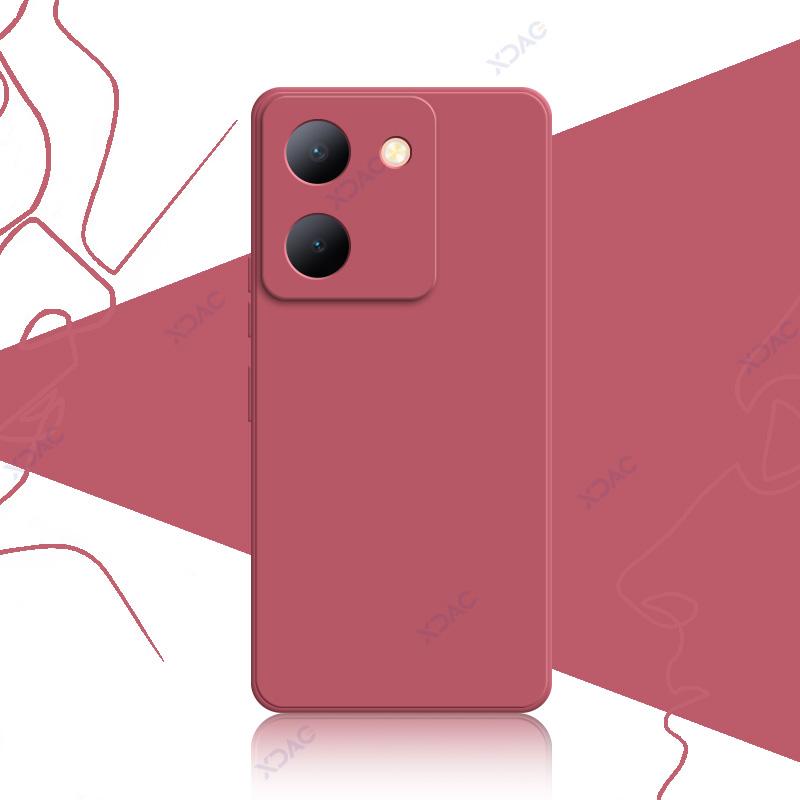 

Роскошные квадратные жидкие силиконовые чехлы для VIVO Y36 V2247 4G V2248 5G 6.64 VIVOY36 360 мягкие чехлы для телефонов водонепроницаемые сумки vivo Y36