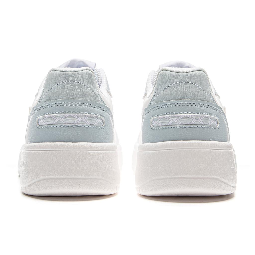 Li Ning Yuan Bao Pure Classic Fashion Versatile Youthful White Sneakers Women Sneakers Blue AGCV148-4