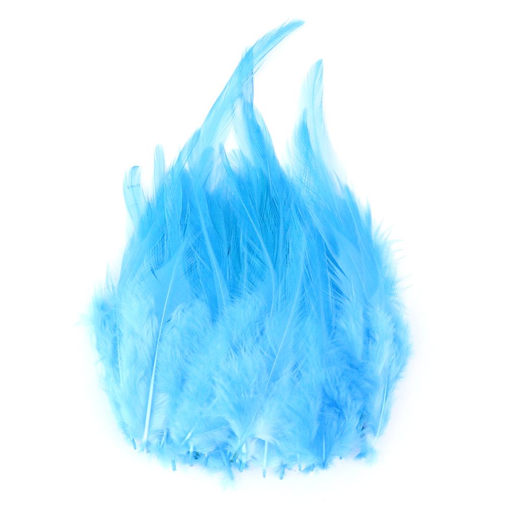 10-15cm Purple Chicken feather Natural Rooster feathers Fly-tying Material Cock Plumas for craft Dream Catcher Jewelry Decor