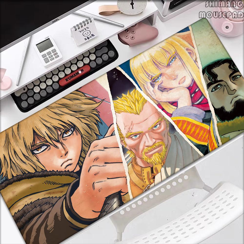 Großes Mauspadd Vinland Saga Mauspadd Gaming Groß Xxl Gamer Tastatur Mausmatte Schreibtischschutz Zubehör Computer PC Schreibtische Unterlagen